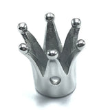 2mm Hole Stainless Steel Glaze Crown Charms Tiaria Spacer Beads