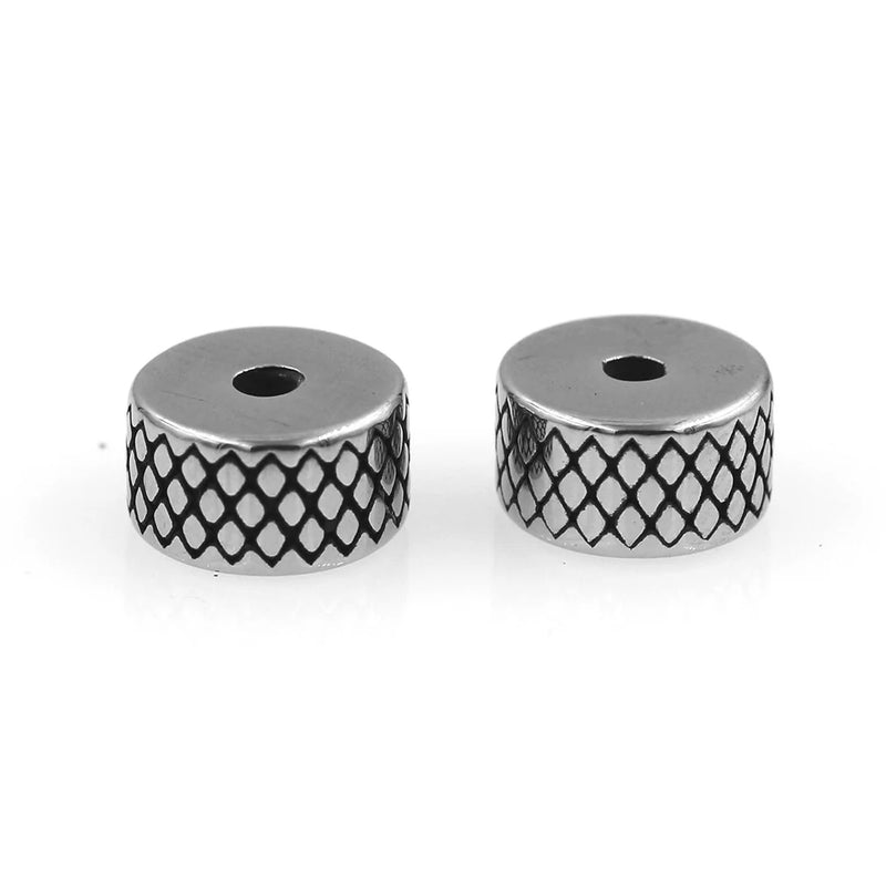 2mm Hole Stainless Steel Spacer Bead Charms for DIY Jewelry Making