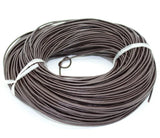 2mm Black/Brown Leather Cord 90m Roll DIY Jewelry Necklace Making