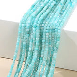 2mm Pink Quartz Peridot Amethyst Stone Square Beads for Jewelry Making