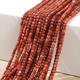 2mm Pink Quartz Peridot Amethyst Stone Square Beads for Jewelry Making