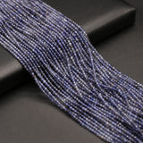 2mm Cordierite Round Faceted Beads for Jewelry Making