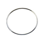 2mm Stainless Steel Bangles Bracelets Rose Silver Round for Women