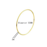 2mm Stainless Steel Bangles Bracelets Rose Silver Round for Women