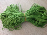 2mm Olive Green Rattail Braid Nylon Cord 90m