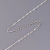 2mm Pure Silver Weave Necklaces for Women Men Thai Silver Retro Jewelry