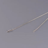 2mm Pure Silver Weave Necklaces for Women Men Thai Silver Retro Jewelry