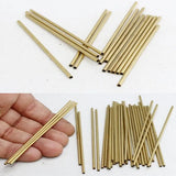 Raw Brass Spacer Tubes Beads Charms