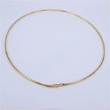 2mm Round Collar Pendant Necklace for Men and Women LH683