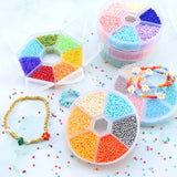 Seed Beads Set with Thread & Needle for Jewelry Making
