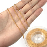 2mm SS Cable Rose Chain Silver Necklace Diy Jewelry Making Supplies