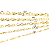2mm SS Cable Rose Chain Silver Necklace Diy Jewelry Making Supplies