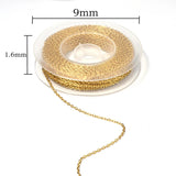 2mm SS Cable Rose Chain Silver Necklace Diy Jewelry Making Supplies