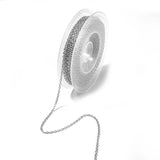 2mm SS Cable Rose Chain Silver Necklace Diy Jewelry Making Supplies