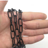 2mm Thick DIY Clothing Store Hanging Clothes Square Chain Bar Hook