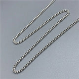 2mm Thick S925 Sterling Silver Necklace Snake Chain