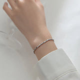 2mm Thin Sterling Silver Bracelet C-S4576