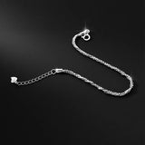 2mm Thin Sterling Silver Bracelet C-S4576