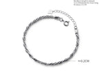 2mm Thin Sterling Silver Bracelet C-S4576