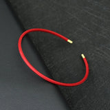2mm Thin Stainless Steel Braided Cuff Bangle Bracelet for Women Men