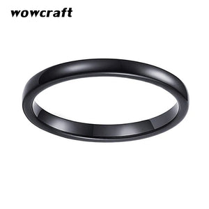 2mm Women's Tungsten Carbide Wedding Band Ring
