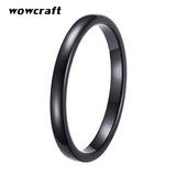 2mm Women's Tungsten Carbide Wedding Band Ring