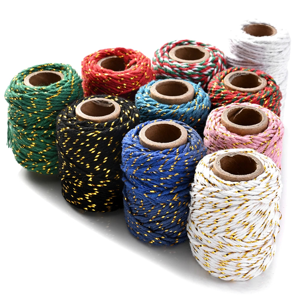 2mm X20M Cotton Cord Double Cotton Thread