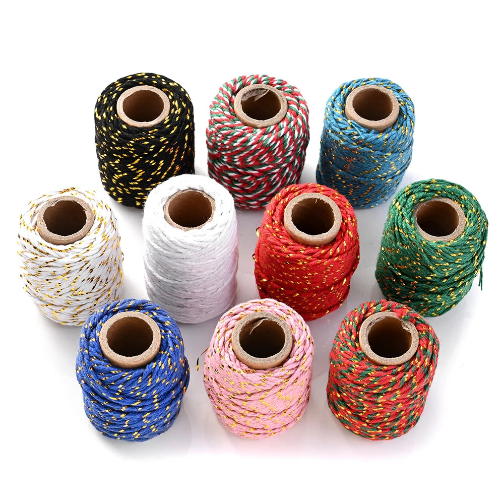 2mm X20M Cotton Cord Double Cotton Thread