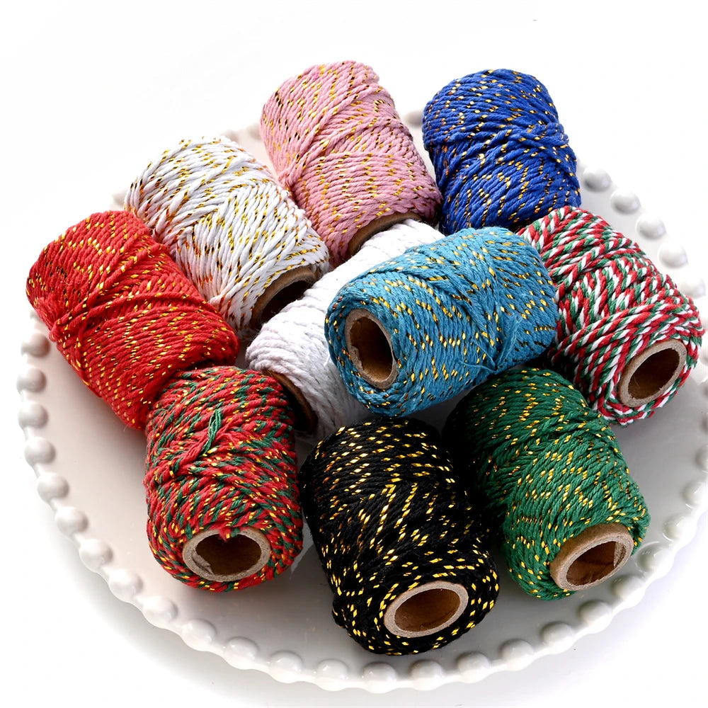 2mm X20M Cotton Cord Double Cotton Thread
