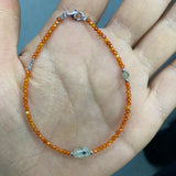 2mm Zirconia Bracelet for Women with Silver Clasps