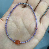 2mm Zirconia Bracelet for Women with Silver Clasps