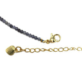 2mm Crystal Stone Beaded Necklace Short Collar Choker