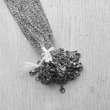 2mm Stainless Steel Chain Necklaces with Lobster Clasp for Pendants