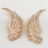 2pair High Copper Angel Fether Wings Stampings DIY Jewelry Decor