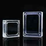 2pc Acrylic Small Package Box Clear Square Display Case Jewelry Storage