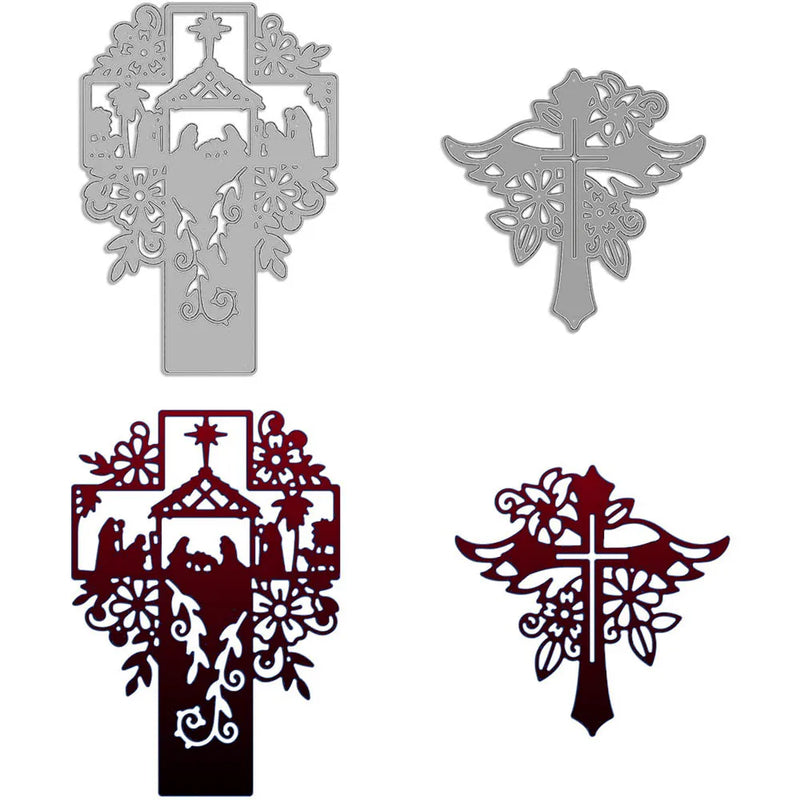 Cross Metal Cutting Dies for DIY Scrapbooking Easter Halloween