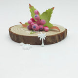 2pc Synthetic Coconut Tree Fire Opal Pendants for Necklace