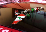 Lebanon Flag Prayer Beads Necklace Bracelet Car Sticker