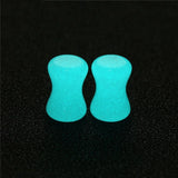 Luminous Stone Ear Tunnel Double Flared Plug