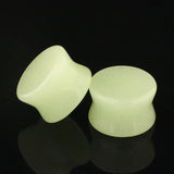 Luminous Stone Ear Tunnel Double Flared Plug