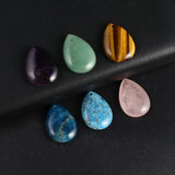 2pc Natural Stone Pendant Quartz Healing Crystals Charms For DIY Necklaces