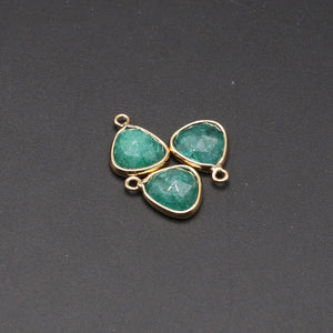 Natural Stone Triangle Turquoise Amethyst Pendants for Jewelry Making