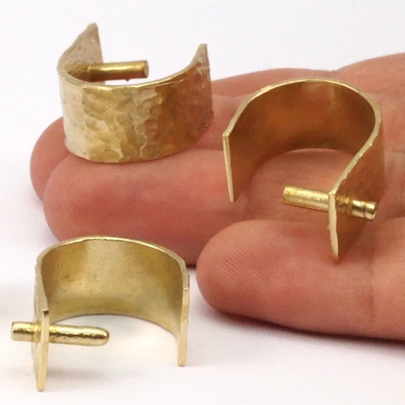 Adjustable Raw Brass Rings Blank -yN135
