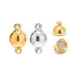 2pc Stainless Steel Heart Magnetic Clasps for Jewelry Making