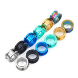2pcs 1.6-30mm Stainless Steel Ear Plugs & Tunnels Piercing Jewelry