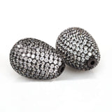 2pcs 14X20.5MM Golden Plated Teardrop Loose Beads for Jewelry Making