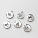 2pcs Shell Angel Cupid Pendant Charms for DIY Jewelry Making