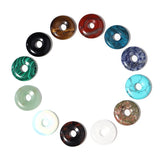 2pcs Natural Stone Safe Buckle Loose Beads for Jewelry Making