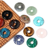2pcs Natural Stone Safe Buckle Loose Beads for Jewelry Making