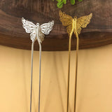 2pcs Butterfly Hair Combs Hair Clips Wedding Bridal Barrettes Hairpins